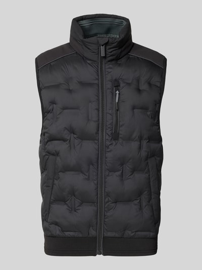 Tom Tailor Regular fit outdoor bodywarmer met reflecterende elementen Zwart - 1