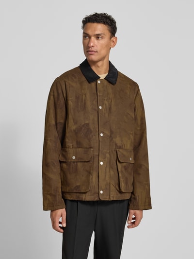 Les Deux Jack met kentkraag, model 'Montana' Donkerbruin - 4