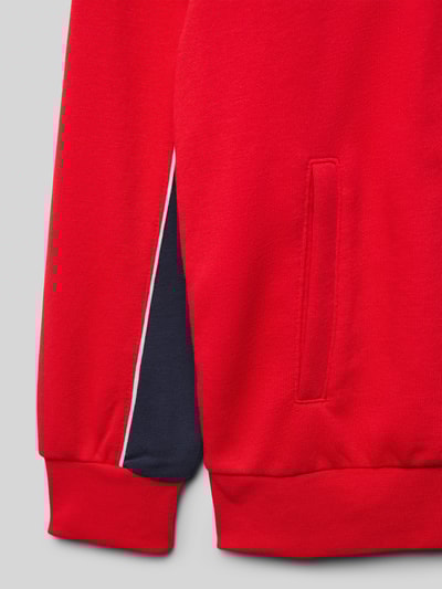 CHAMPION Dres treningowy z nadrukiem z logo i wyhaftowanym logo Czerwony 2