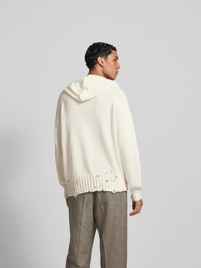 Marni Hoodie in Strick-Optik Offwhite 5