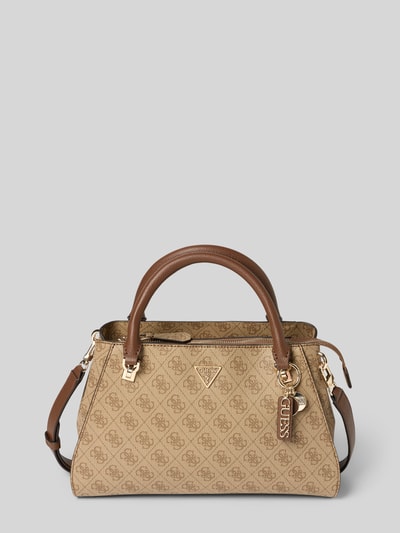 GUESS Handtas met logopatroon model 'ECO NOELLE II' Lichtbruin - 2