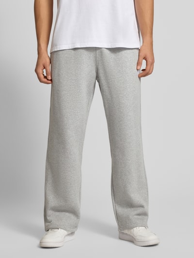 adidas Originals Sweatbroek met labelstitching en elastische band Lichtgrijs gemêleerd - 4