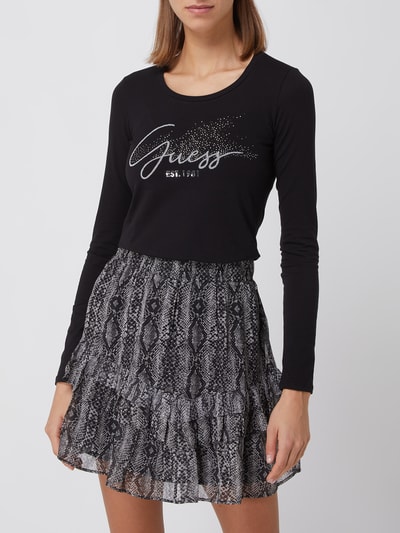 Guess Longsleeve mit Strasssteinen  Black 4