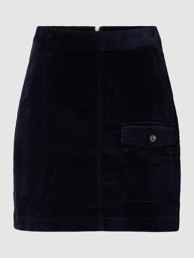 Marc O'Polo Denim Minirock in Cord-Optik Marineblau 2