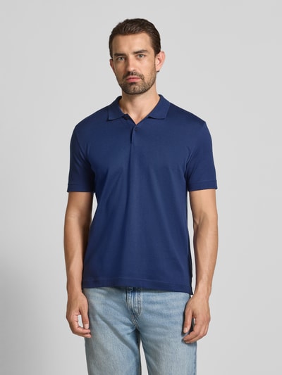 Marc O'Polo Koszulka polo o kroju Regular Fit z czystej bawełny Królewski niebieski 4