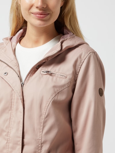 Only Parka met capuchon, model 'Lorca' Roze gemêleerd - 3