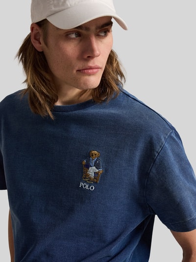 Polo Ralph Lauren relaxed fit T-shirt van puur katoen Marineblauw - 3