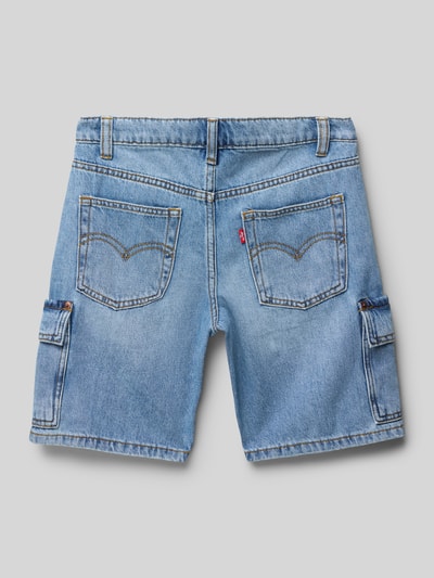 Levi’s® Kids Szorty jeansowe o kroju relaxed fit z kieszeniami cargo Niebieski 3