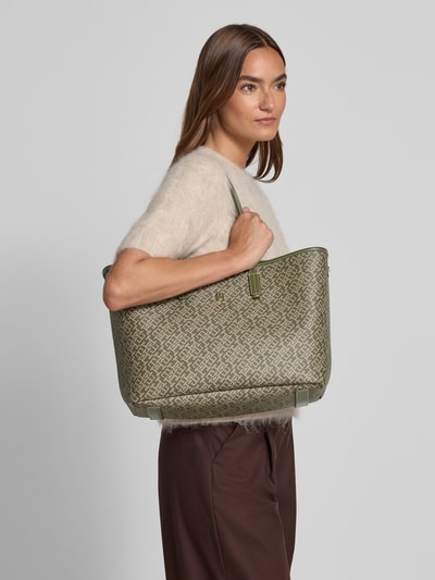 Tommy Hilfiger Henkeltasche in Lederoptik Modell 'MONOPLAY' Lind 1