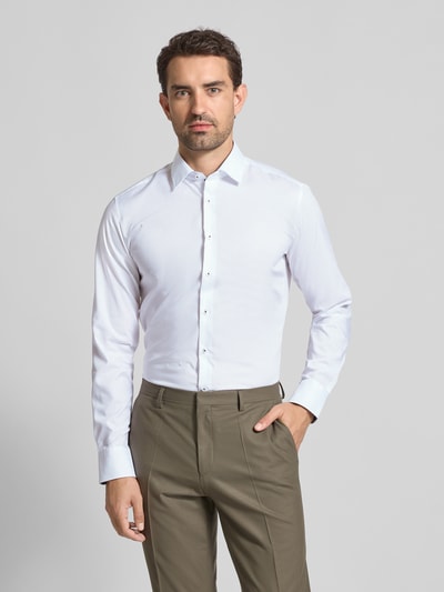 ETERNA Regular fit vrijetijdsoverhemd met kentkraag, model 'Kent' Wit - 4