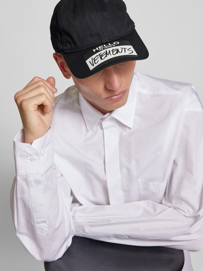 VETEMENTS Basecap mit Label-Detail Black 1