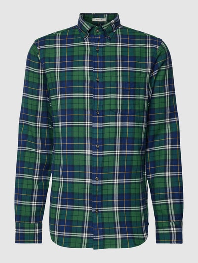 Gant Regular Fit Freizeithemd mit Tartan-Karo Gruen 2