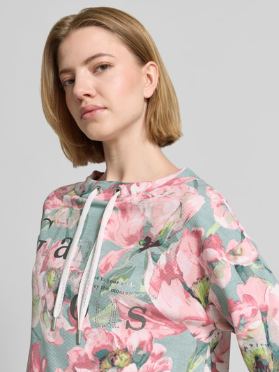 Betty Barclay Sweatshirt mit 3/4-Arm und Kordelzug Rose 3