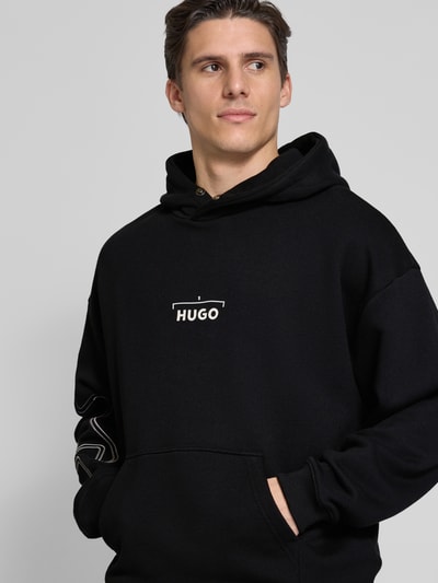 HUGO Hoodie mit Kapuze Modell 'Doad' Black 3