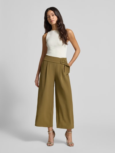 Zero Stoffhose mit französischen Eingrifftaschen Oliv 1