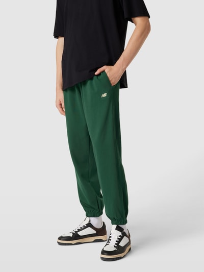 New Balance Sweatpants met labeldetail Donkergroen - 4