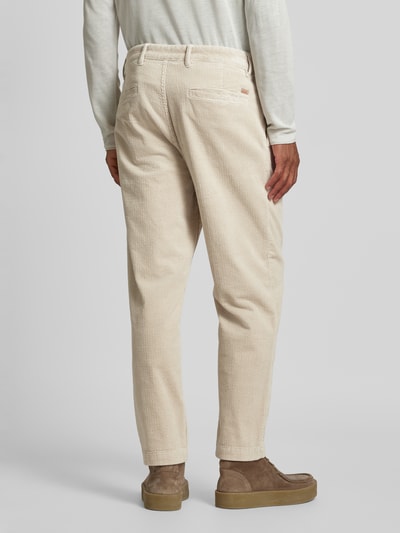 BOSS Orange Relaxed Fit Cordhose mit Bundfalten Modell 'Chino-Shyne' Sand 5