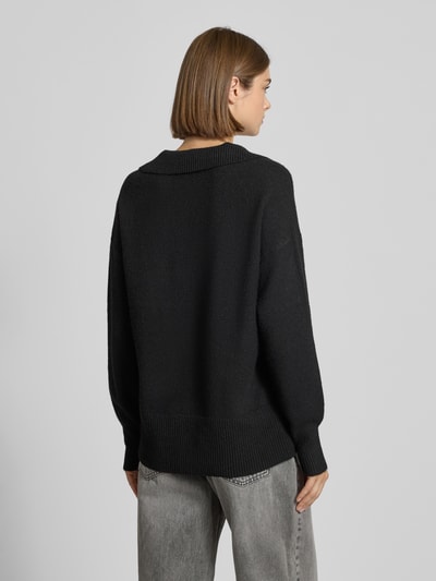 Pieces Regular fit gebreide pullover met wol, model 'MALOU'  - 5