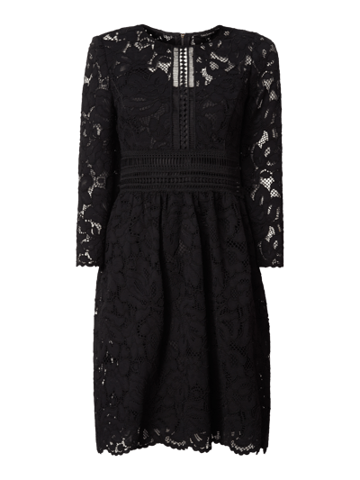 Tara Jarmon Kleid aus floraler Spitze Black 2