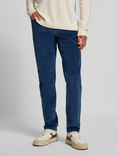 Brax Cordhose mit 5-Pocket-Design Modell 'Cadiz' Blau 4