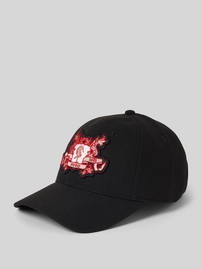 HUGO Basecap mit Label-Detail Black 1