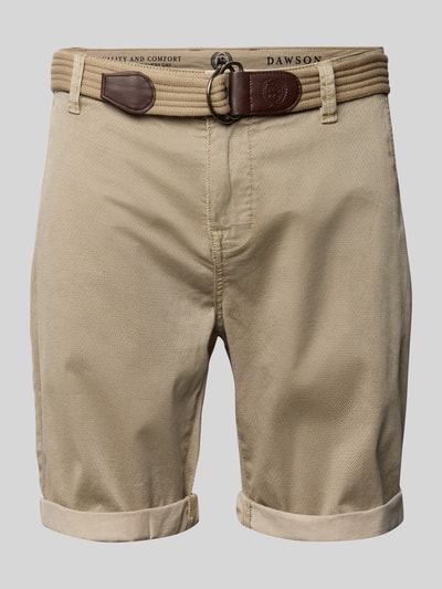 Lerros Bermudas mit Gürtel und Gesäßtaschen Beige 2