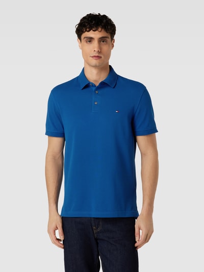 Tommy Hilfiger Slim fit poloshirt, model '1985' Koningsblauw - 4