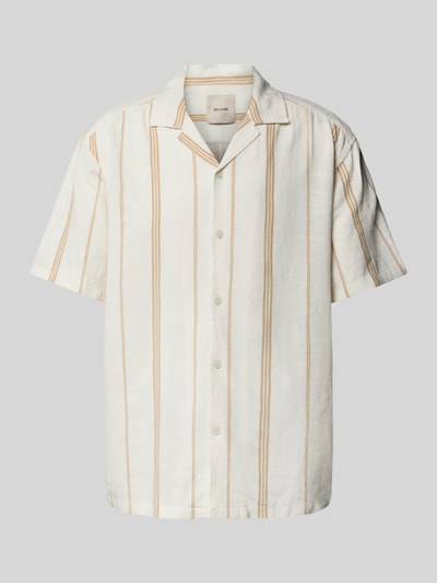 Only & Sons Loose Fit Freizeithemd aus Viskose-Mix Offwhite 2