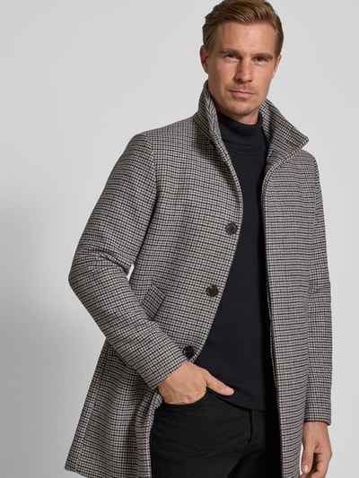 Matinique Slim Fit Mantel mit Woll-Anteil Modell 'HARVEY' Beige 3