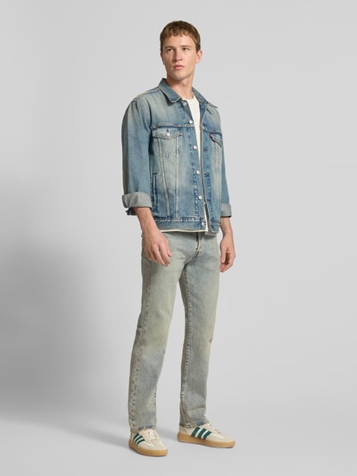 Levi's® Wide Leg Fit Jeans aus Baumwoll-Mix Modell '501®' Schlamm 1