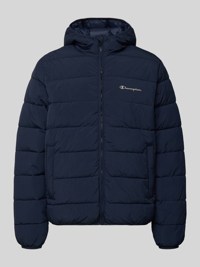 CHAMPION Steppjacke mit Logo und Eingrifftaschen Marine 1