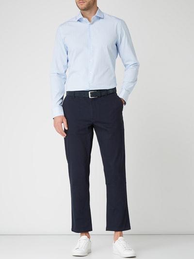 Jake*s Slim Fit Business-Hemd mit Stretch-Anteil Hellblau 1