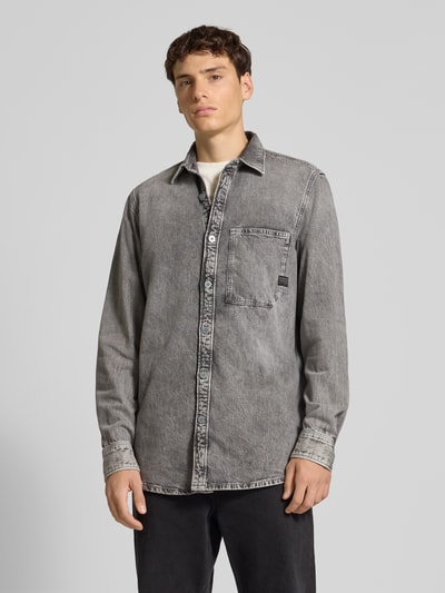 G-Star Raw Freizeithemd in Denim-Optik Anthrazit 4