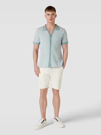Colours & Sons Freizeithemd mit Umlegekragen Mint 1