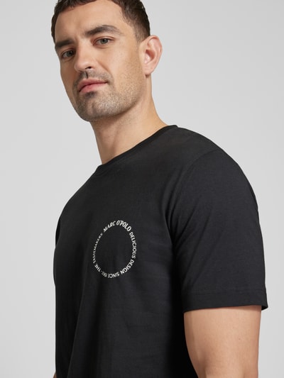 Marc O'Polo T-Shirt mit Label-Print Black 3