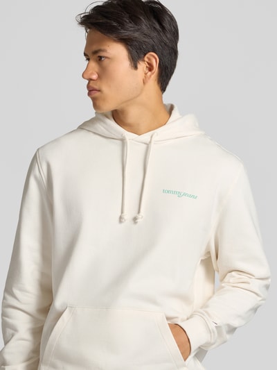 Tommy Jeans Relaxed fit hoodie van puur katoen Offwhite - 3