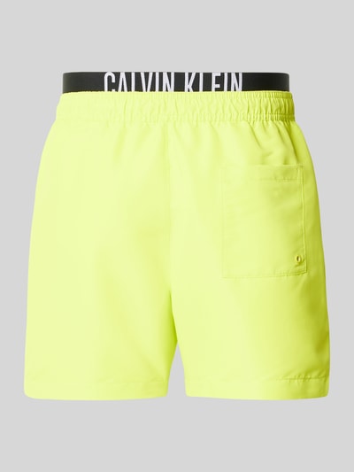 Calvin Klein Underwear Badehose mit Label-Print Gelb 3