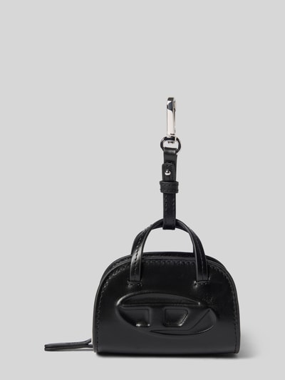 Diesel sleutelhanger met label in reliëf Zwart - 1