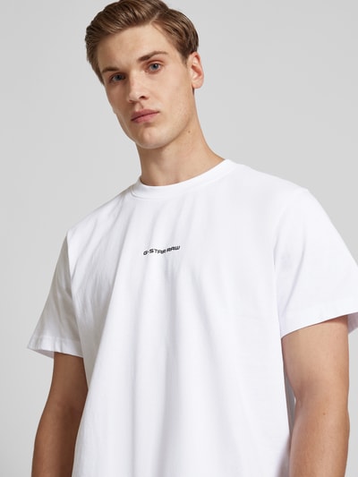 G-Star Raw T-shirt met labelprint Wit - 3