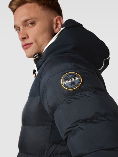 Napapijri Steppjacke mit Label-Details Modell 'SHAKLETON' Black 3