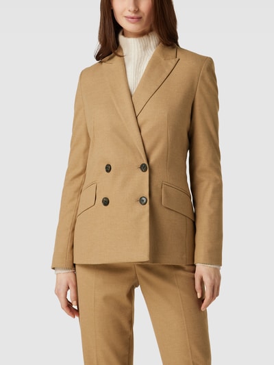 Christian Berg Woman Selection Blazer mit doppelreihiger Knopfleiste Camel 4