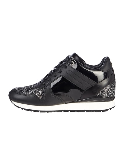 Tommy Hilfiger Sneaker aus Leder mit Glitter-Effekt Black 3