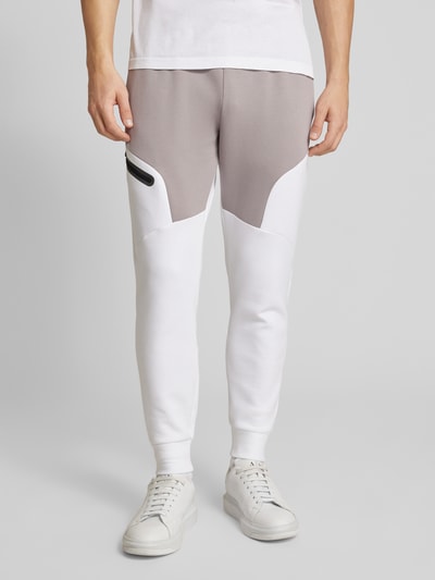 Under Armour Sweatpants mit Label-Print Hellgrau 4