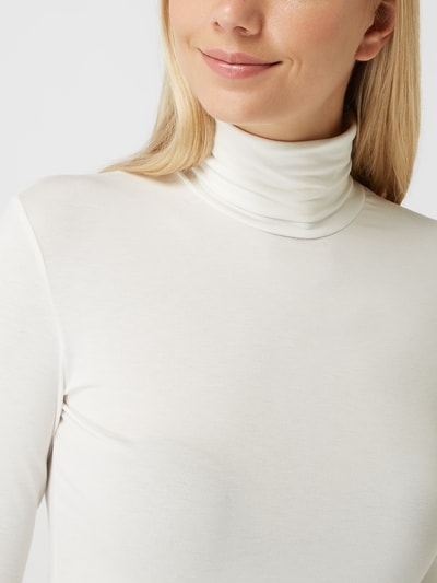 MaxMara Leisure Longsleeve mit Rollkragen Modell 'Dede' Ecru 3