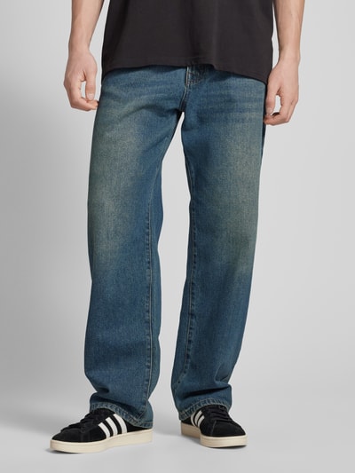 REVIEW Jeans in 5-pocketmodel Blauw - 4