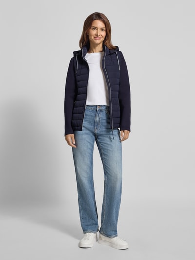 Christian Berg Woman Selection Gewatteerd jack met opstaande kraag Donkerblauw - 1