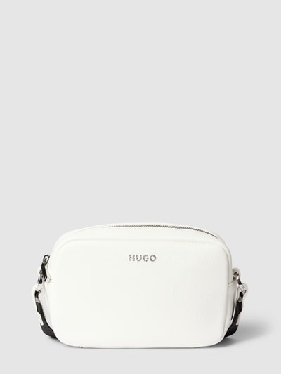 HUGO Umhängetasche in Leder-Optik Modell 'CROSSBODY' Ecru 2