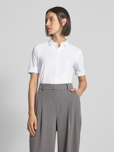 Christian Berg Woman Selection Hemdbluse mit verdeckter Knopfleiste Weiss 4