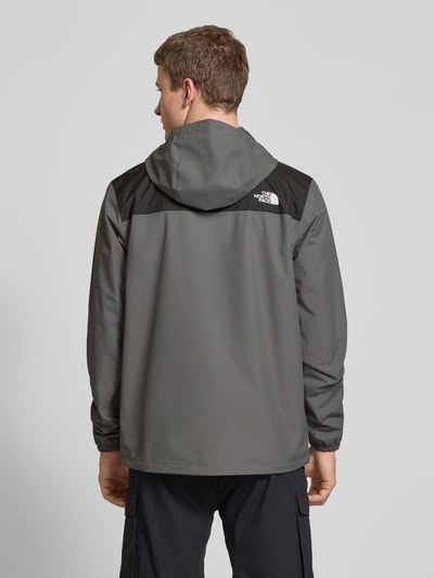 The North Face Windbreaker met labelprint, model 'ANTORA' Rietgroen - 5