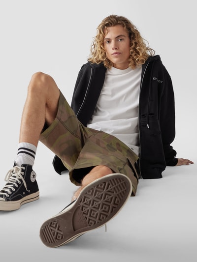 Khrisjoy Oversized Sweatjacke im Destroyed-Look Schwarz 3